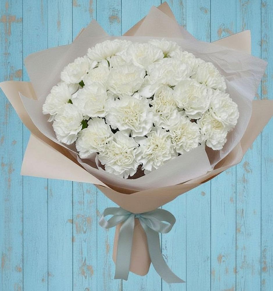 Букет цветов из: Гвоздики в Верхние Серги