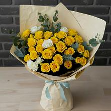 Букет цветов из:  Розы #REPLACE_PRED# Верхние Серги