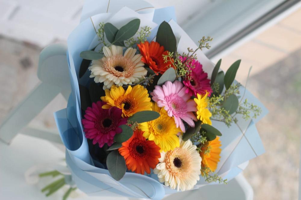 Букет цветов из: Герберы в Верхние Серги