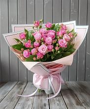 Букет Розовый кустик #REPLACE_PRED# Верхние Серги