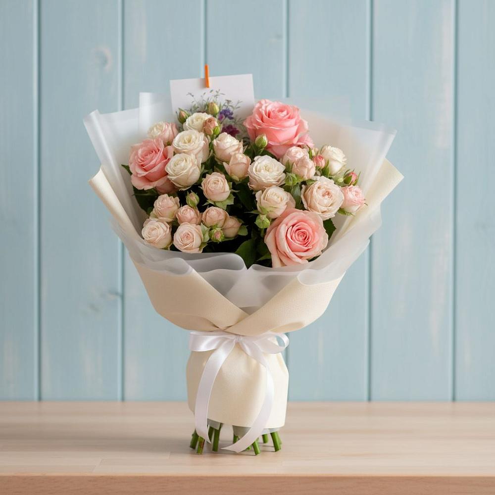 Букет цветов из: Розы в Верхние Серги