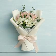 Букет цветов из:  Альстромерии в Верхние Серги