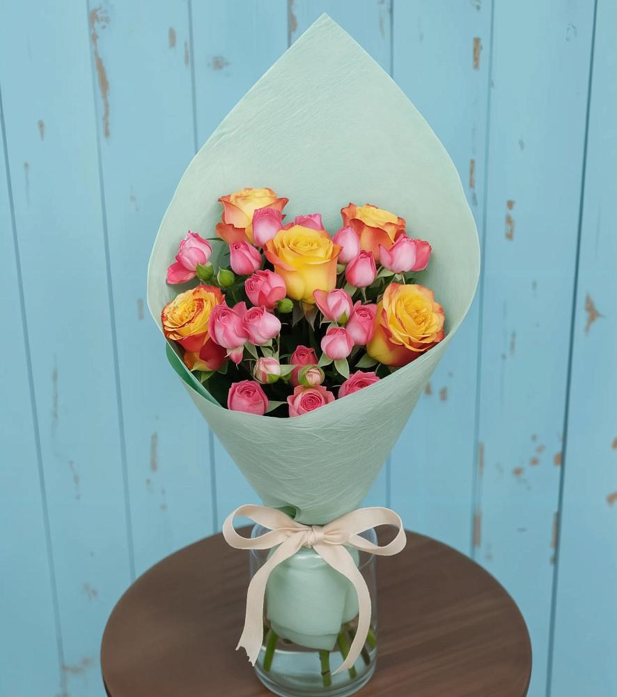 Букет цветов из: Розы в Верхние Серги