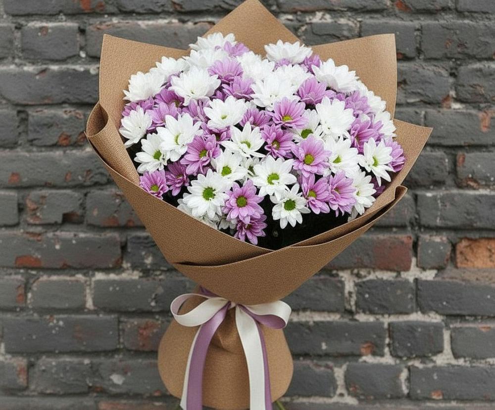 Букет цветов из: Хризантемы в Верхние Серги