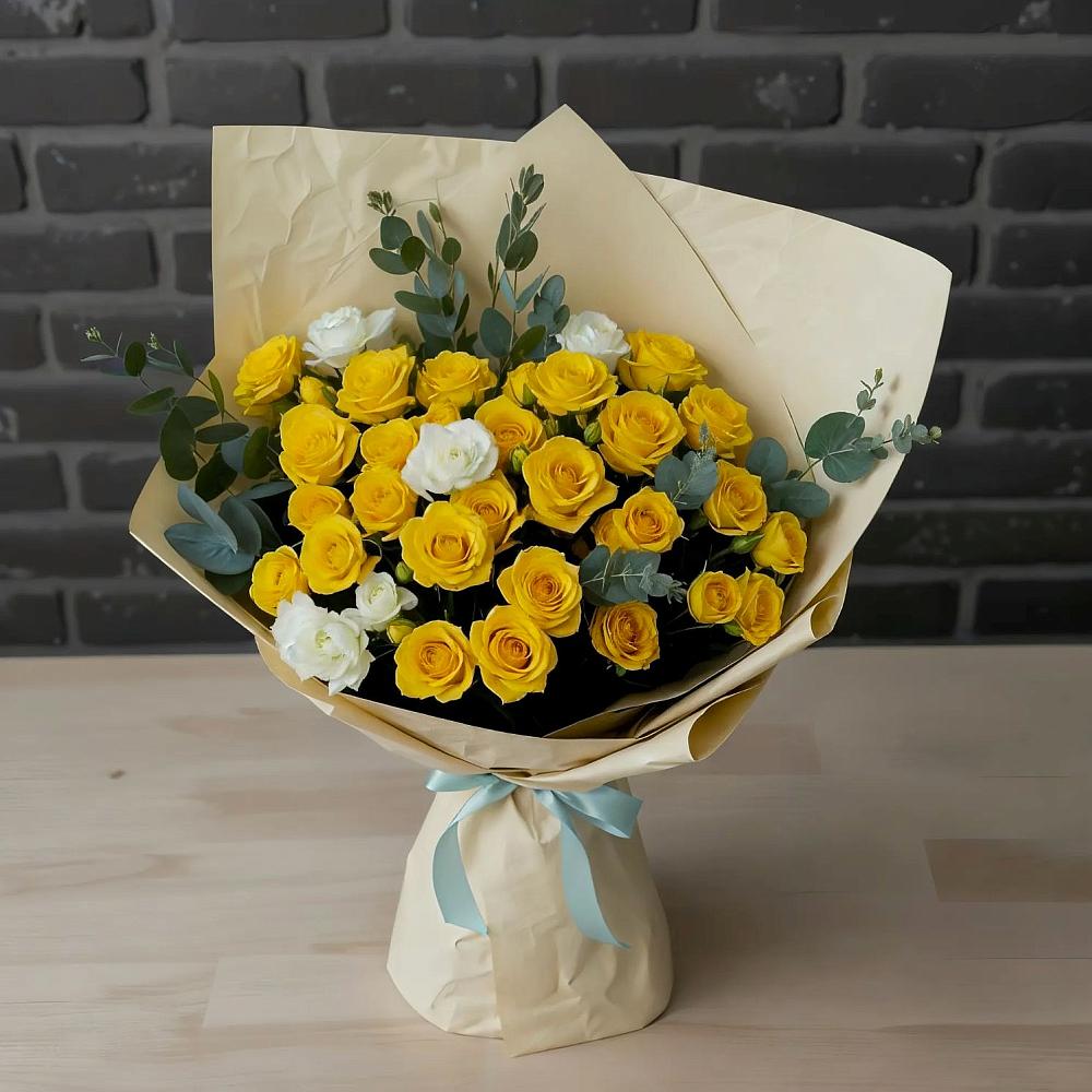 Букет цветов из: Розы в Верхние Серги