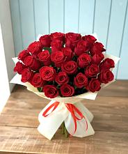 Букет 29 Красных роз #REPLACE_PRED# Верхние Серги