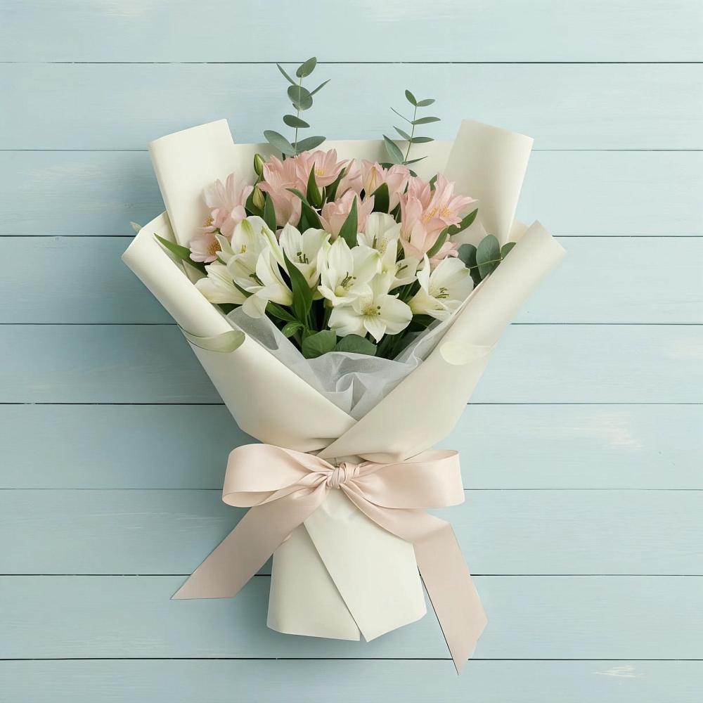 Букет цветов из: Альстромерии в Верхние Серги