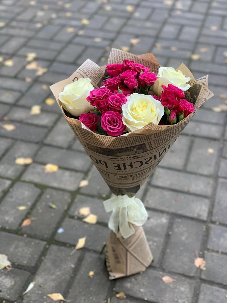 Букет цветов из: Розы в Верхние Серги