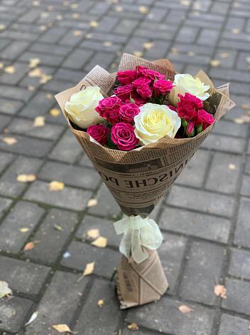 Букет цветов из: Розы в Верхние Серги