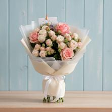 Букет цветов из:  Розы в Верхние Серги