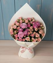 Букет цветов из:  Розы #REPLACE_PRED# Верхние Серги